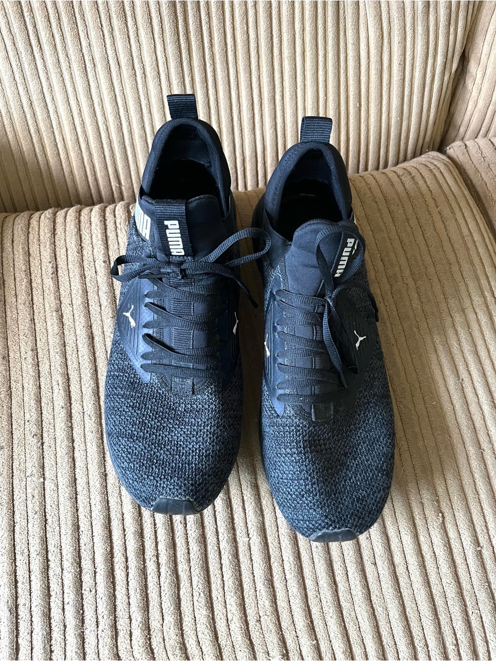 Puma Men’s Shoes Black Enzo Beta Woven Mens Size 12 376840-04